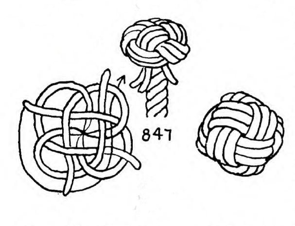 four strand crown knot